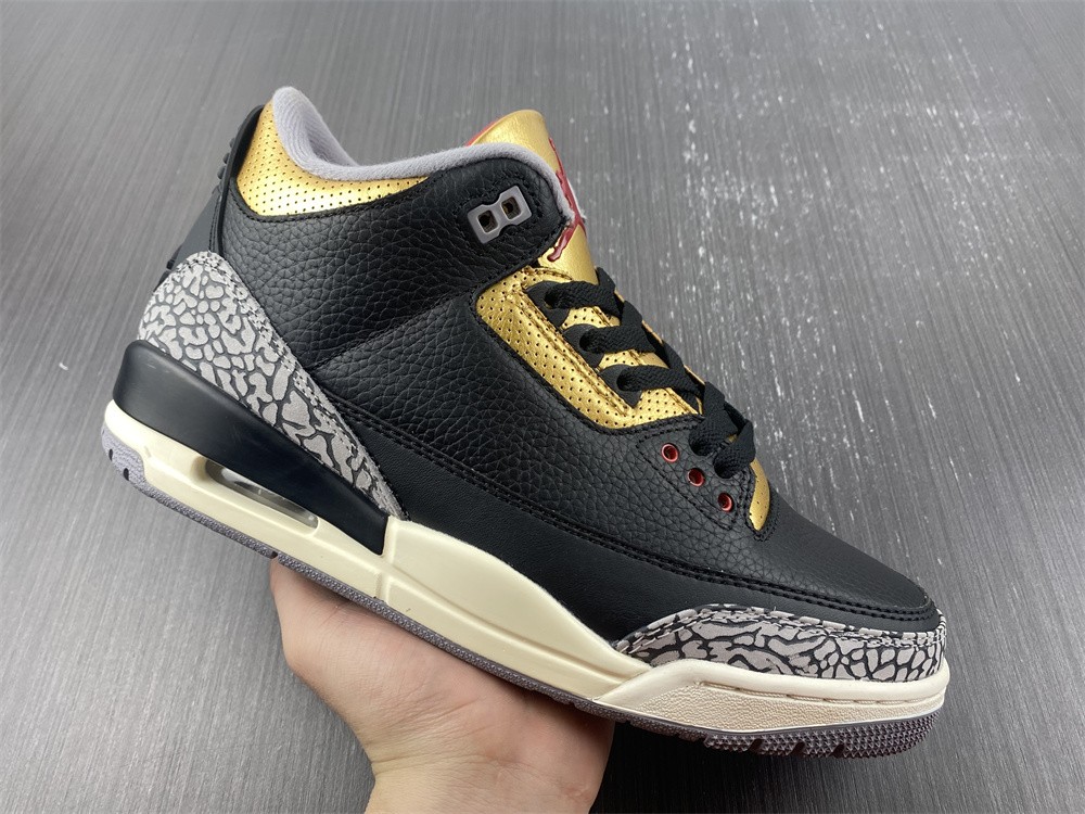 Air Jordan 3 "Black Cement Gold" CK9246-067
