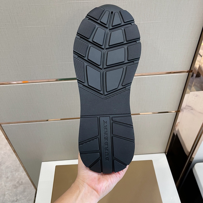 Burberry Vintage Check, Leather and Mesh Sneakers