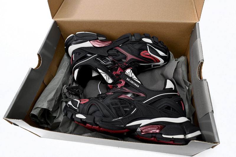 Balenciaga Track 2 Sneaker Military Black White Red 568614 W2GN3 6000