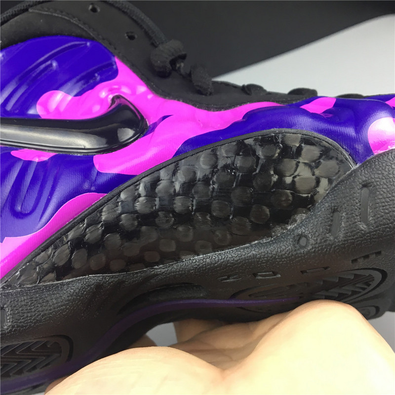 Nike Air Foamposite Pro "Purple Camo" (Black) - 624041-012