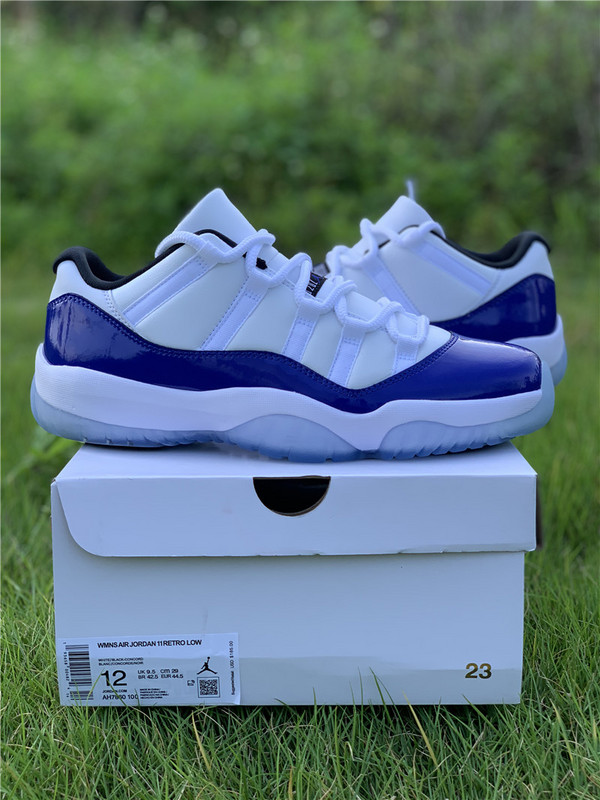 Air Jordan 11 Retro Low White Concord AH7860-100