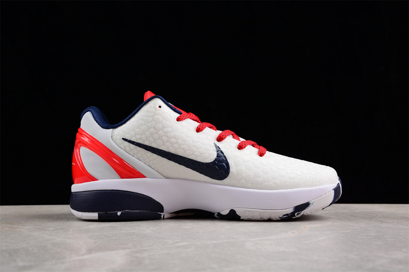 Nike Kobe 6 Protro "Team USA" PE Home White CW2190-146