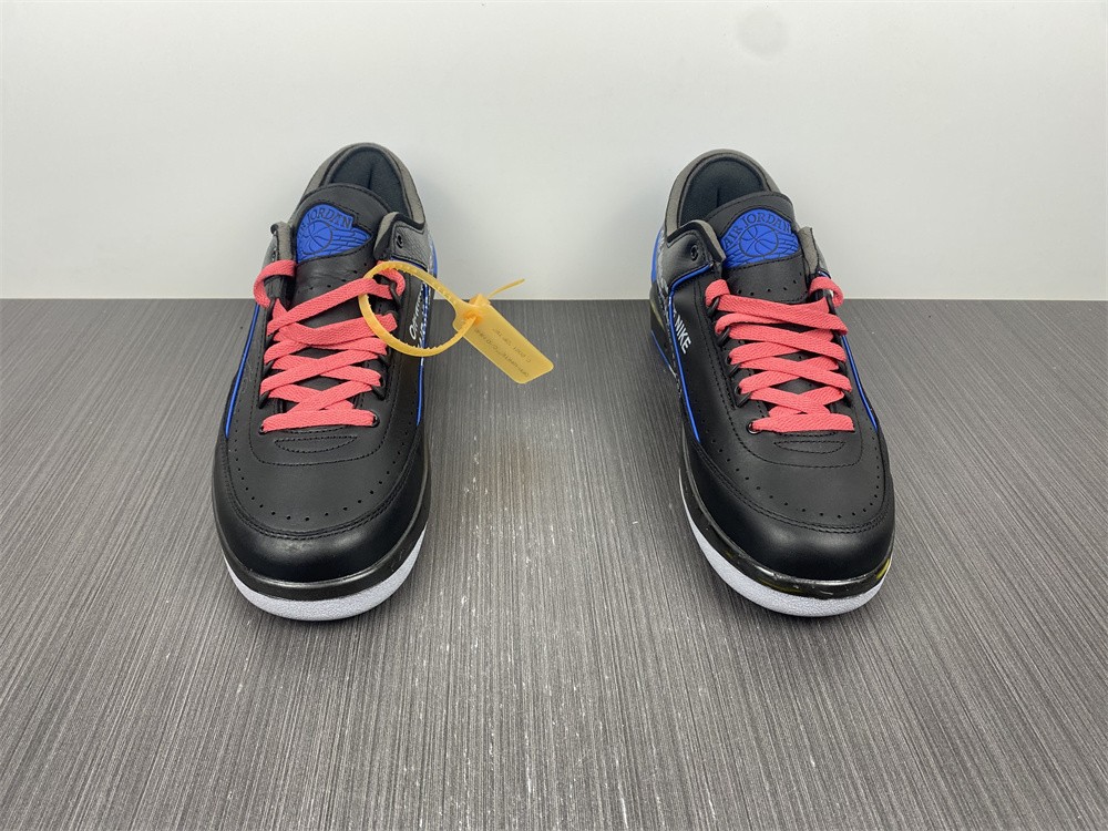 Off White Air Jordan 2 Black Blue DJ4375-004