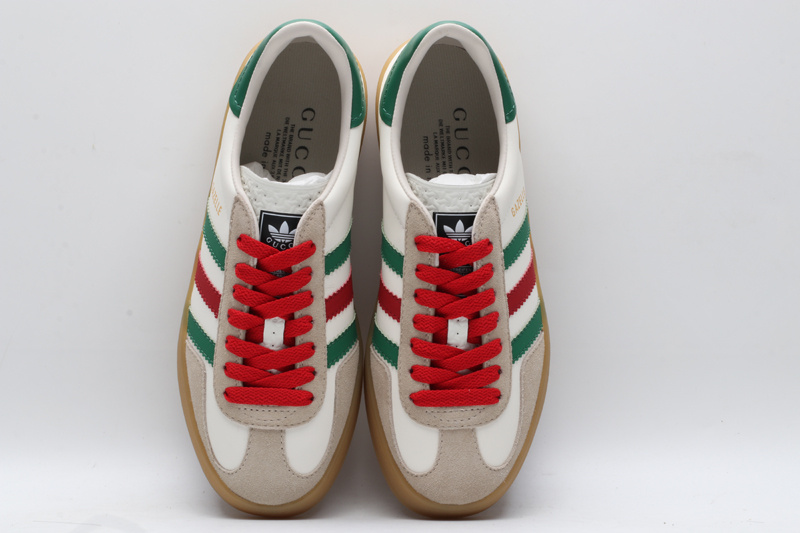 Adidas x Gucci Gazelle SneakerWhite Green Red