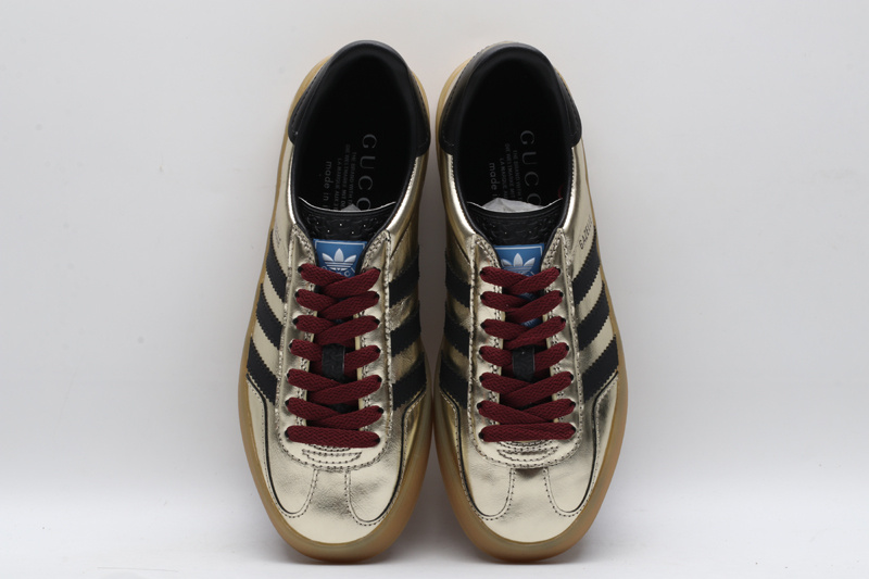 Adidas x Gucci Gazelle SneakerMetallic Gold