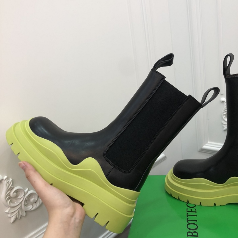 Bottega Veneta Tire Leather Ankle boots