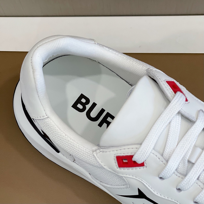 Burberry Vintage Check, Leather and Mesh Sneakers