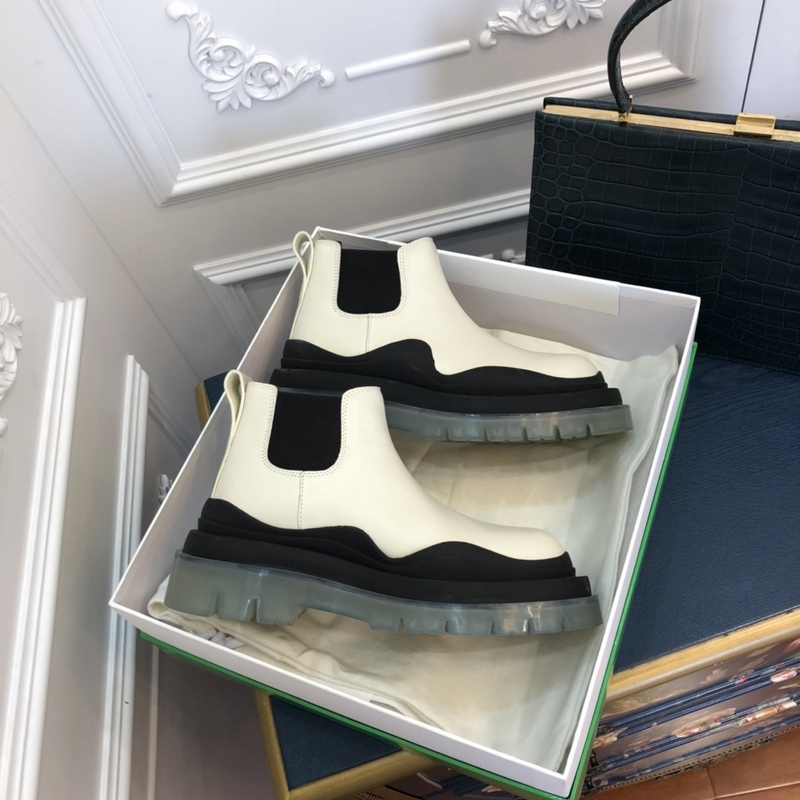 Bottega Veneta Tire Leather Ankle boots