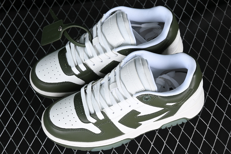 OFF-WHITE Out Of Office leather sneakers