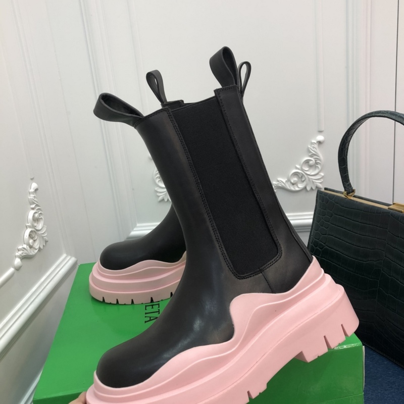 Bottega Veneta Tire Leather Ankle boots