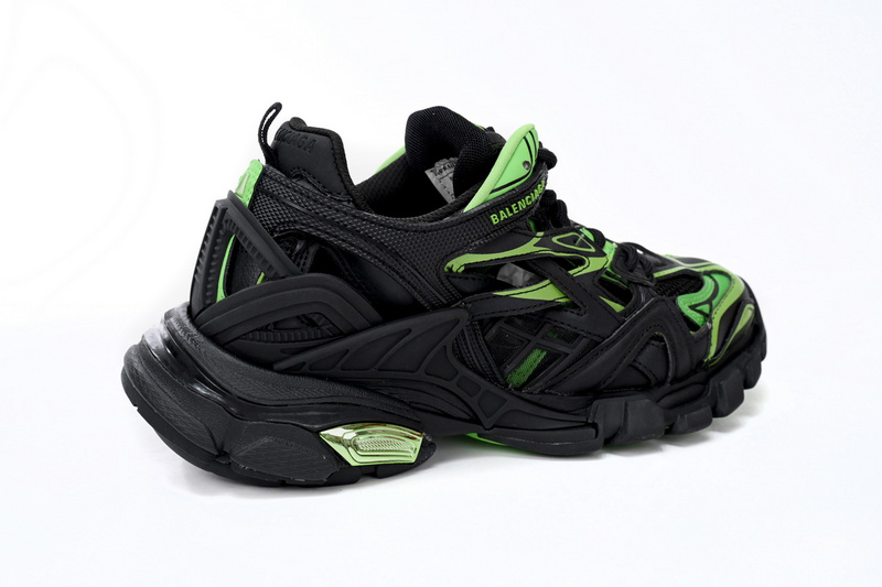 Balenciaga Track 2 Sneaker Black Green  568614 W2GN3 1086