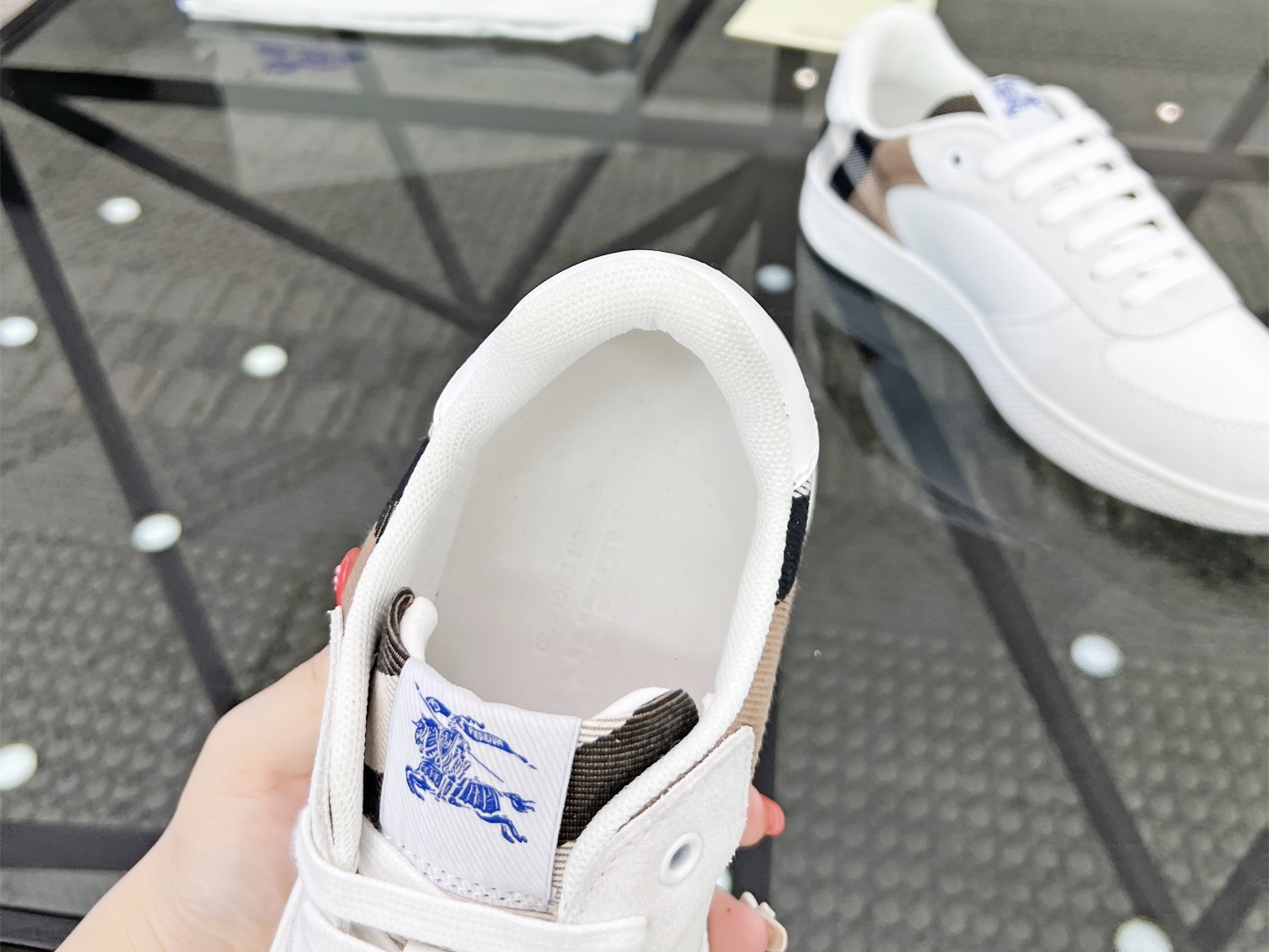 Burberry Check Terrace Sneakers