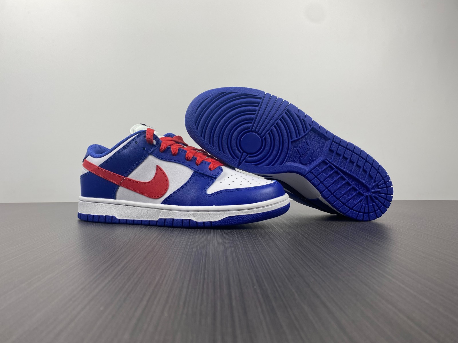 Nike Dunk Low Bright Crimson Game Royal  CW1590-104