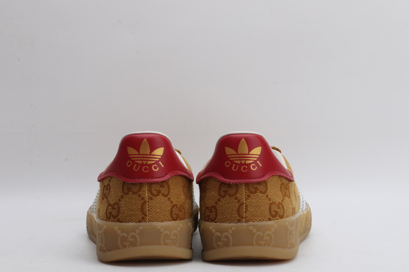 ADIDAS X GUCC1  Gazelle  Original GG Beige Brown
