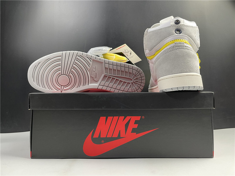 Air Jordan 1 High Switch Light Smoke Grey CW6576-100