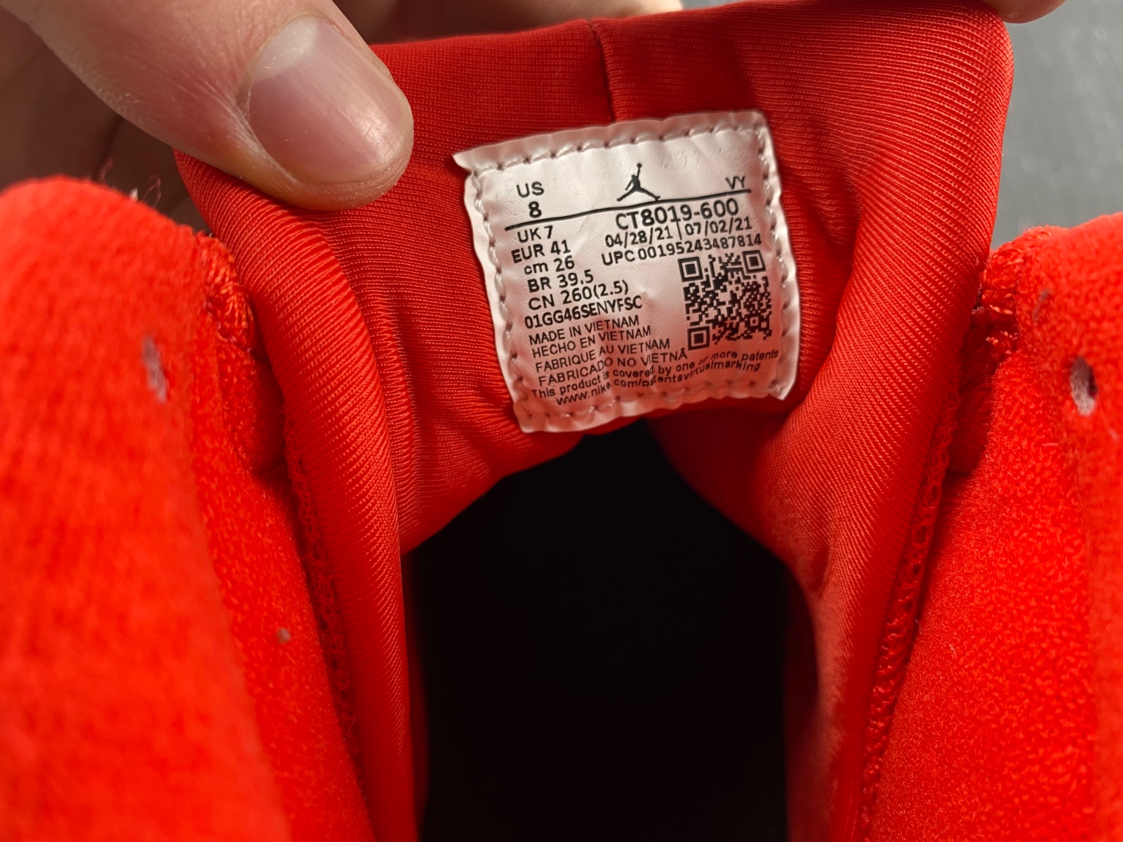 Air Jordan 9 Chile Red CT8019-600