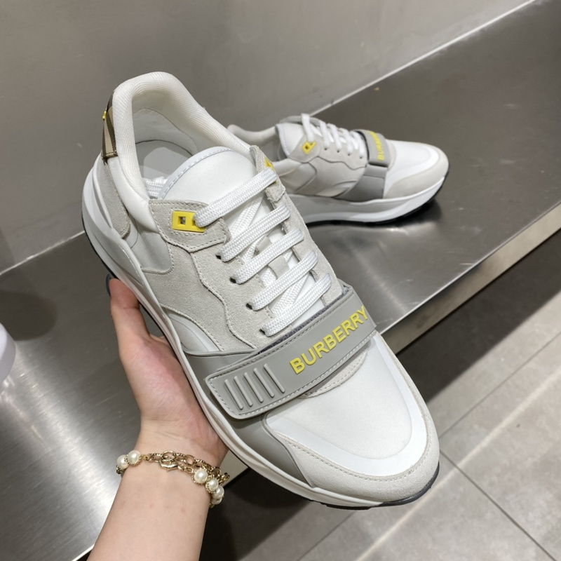 Burberry Vintage Check, Leather and Mesh Sneakers