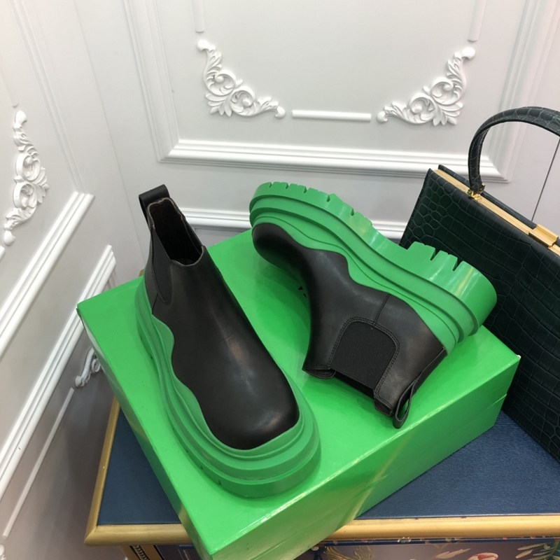 Bottega Veneta Tire Leather Ankle boots