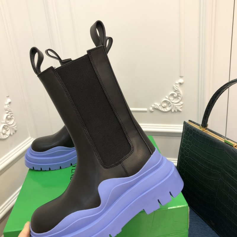 Bottega Veneta Tire Leather Ankle boots