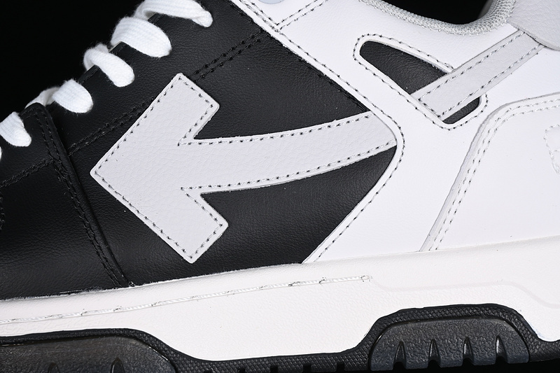 OFF-WHITE Out Of Office leather sneakers