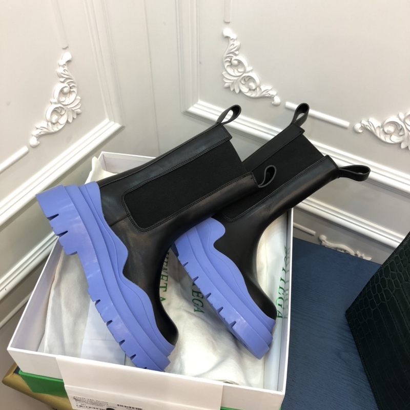 Bottega Veneta Tire Leather Ankle boots