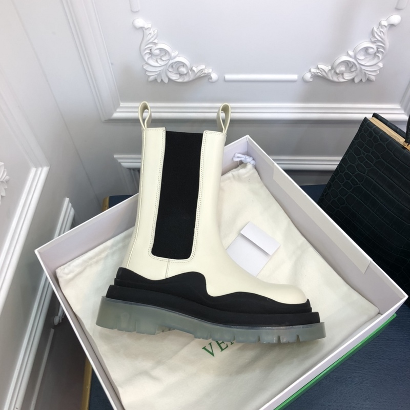 Bottega Veneta Tire Leather Ankle boots