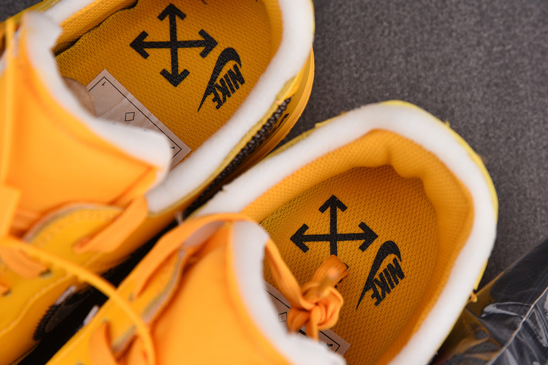 Off-White Nike Air Force 1 Yellow University Gold DD1876-700