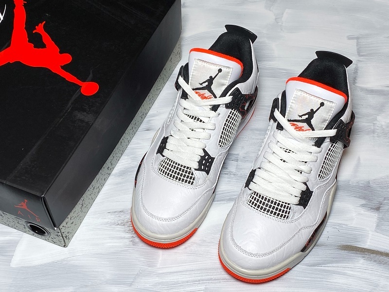 Air Jordan 4 Pale Citron Bright Crimson 308497-116