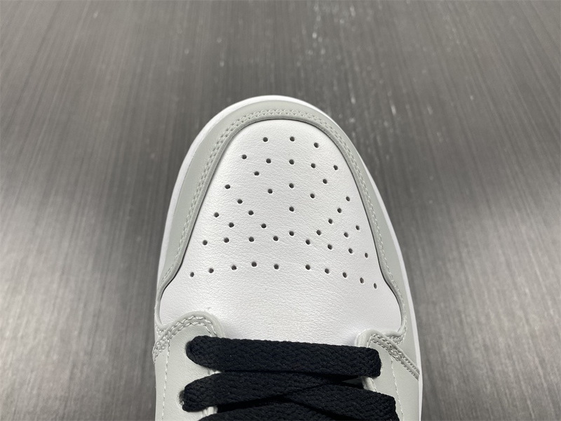 Air Jordan 1 Low White Grey Black Pink 553558-062