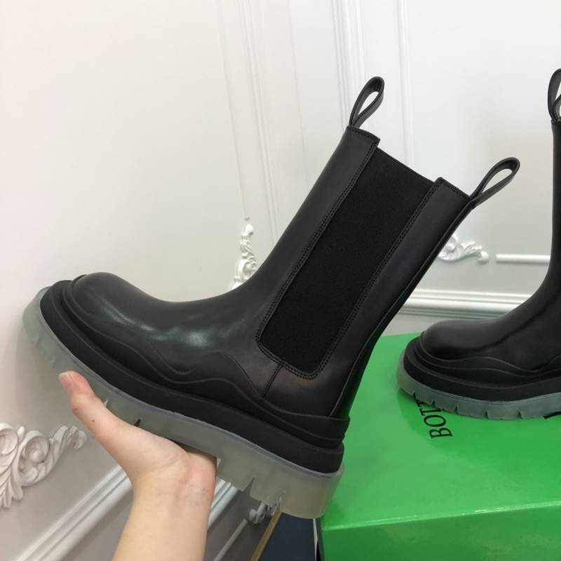 Bottega Veneta Tire Leather Ankle boots