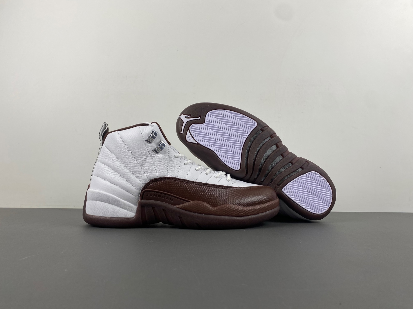 SoleFly x Air Jordan 12 "White/Baroque Brown" FZ5026-100