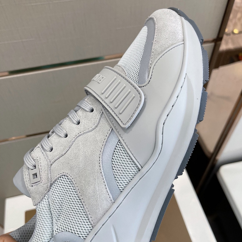 Burberry Vintage Check, Leather and Mesh Sneakers