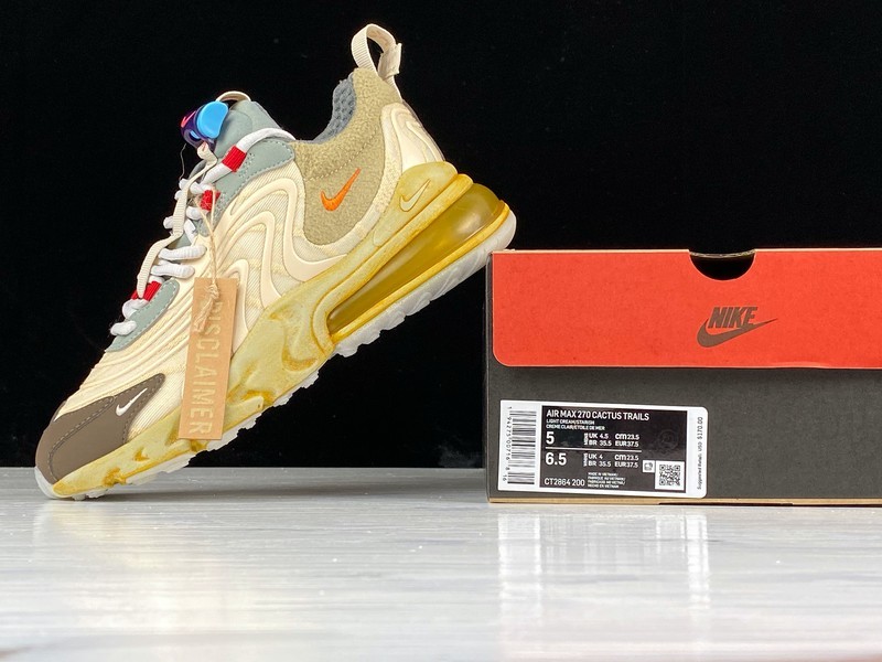 Nike Air Max 270 React ENG Travis Scott Cactus Trails  CT2864-200