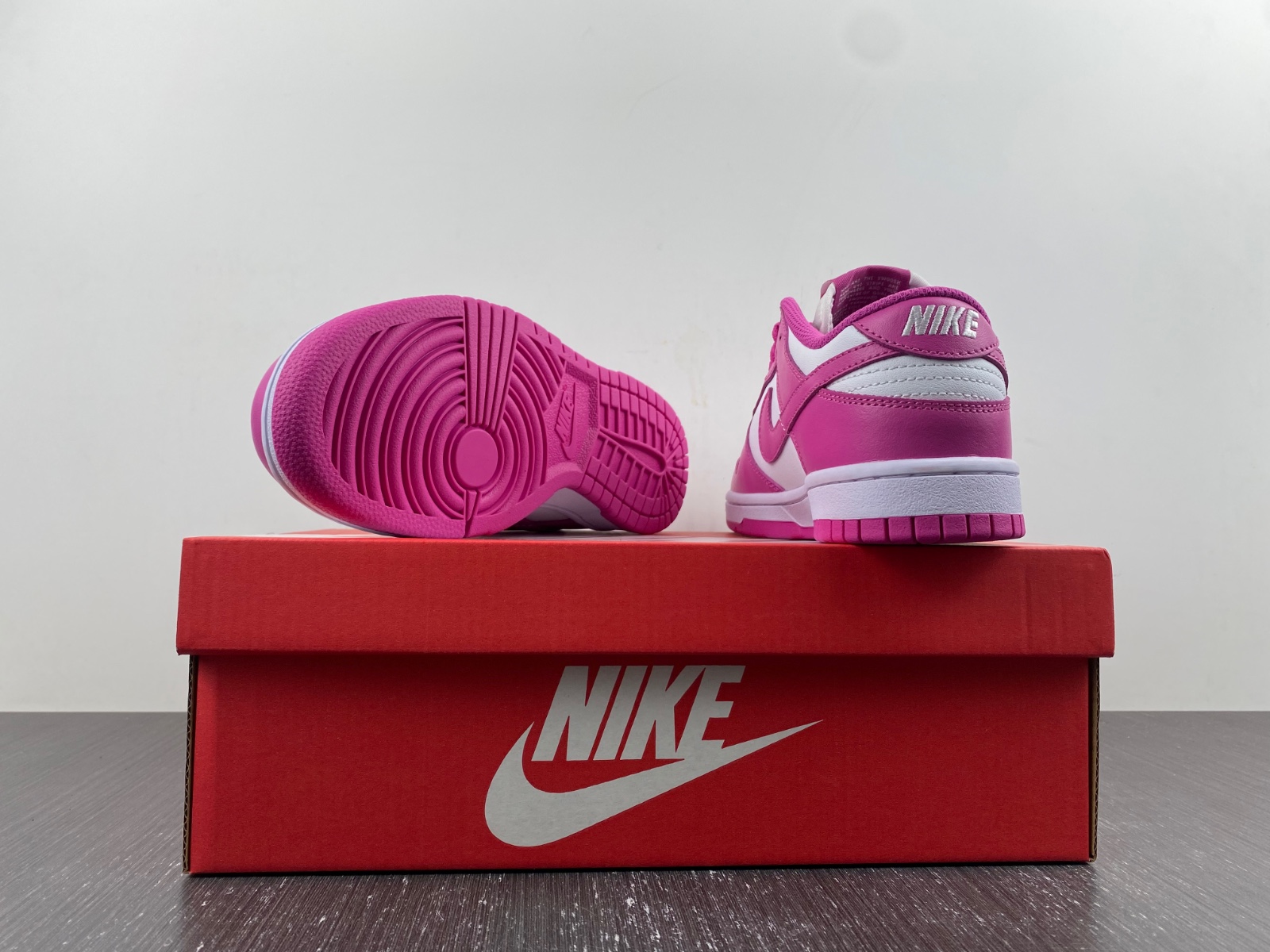Nike Dunk Low Active Fuchsia Pink White GS FJ0704-100