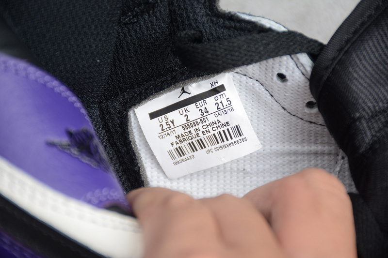 AIR Jordan 1 Retro High Court Purple KID-555088-501