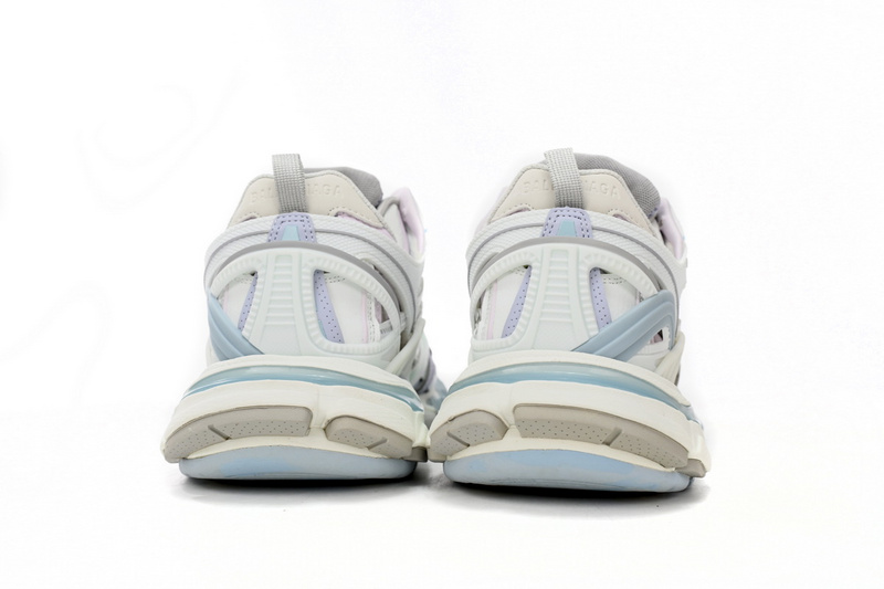 Balenciaga Track 2 Sneaker Military Black Pale White Purple  568615 W2GN3 9045