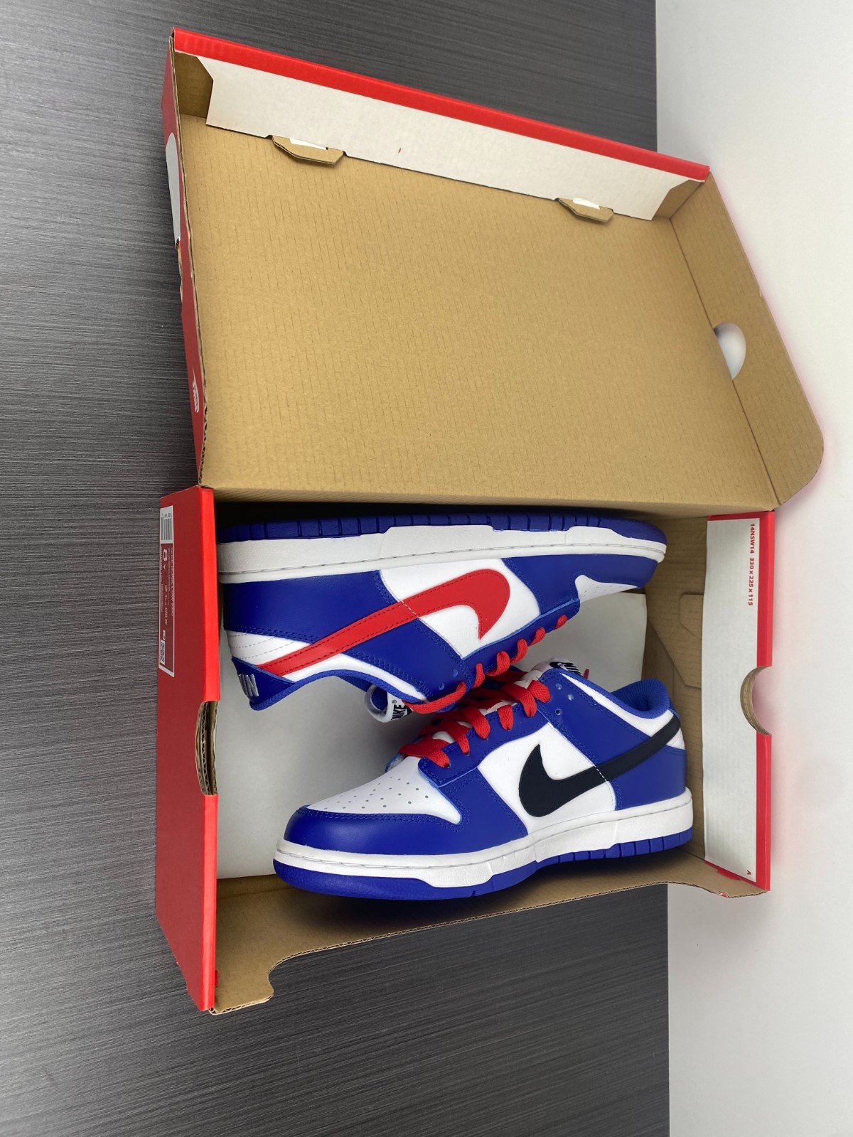 Nike Dunk Low Bright Crimson Game Royal  CW1590-104