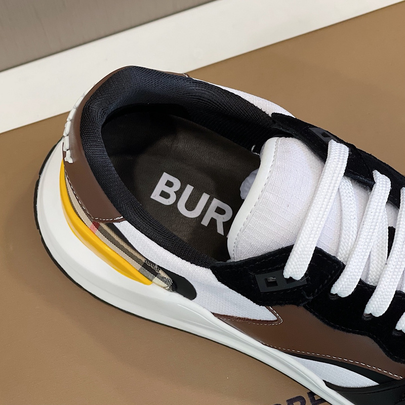 Burberry Vintage Check, Leather and Mesh Sneakers