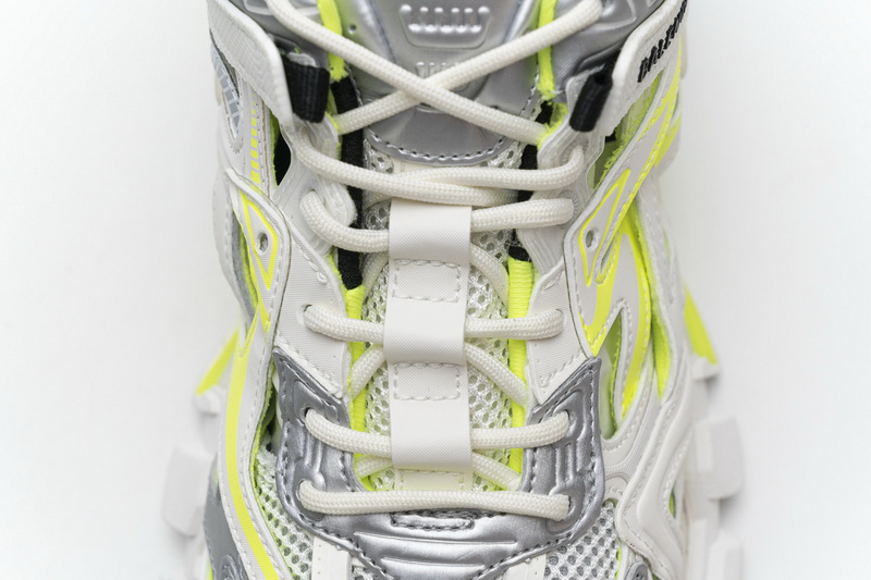 blenciaga Track 2 Sneaker White Fluo Yellow  568515 W2ON3 9073 B