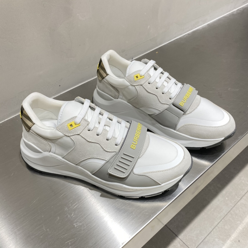 Burberry Vintage Check, Leather and Mesh Sneakers