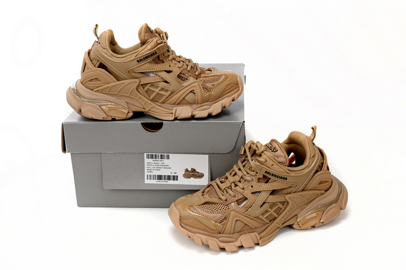 Balenciaga Track 2 Sneaker Military Brown  568615 W3AG1 2706