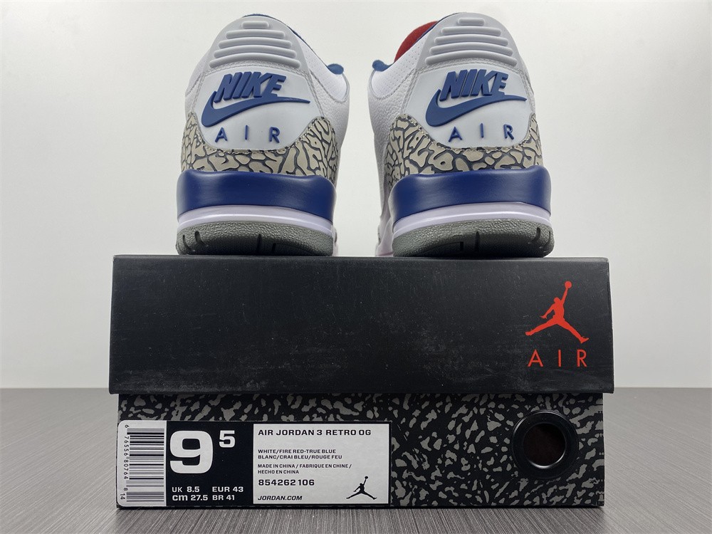 Air Jordan 3 Retro OG "Nike Air" 854262 - 106