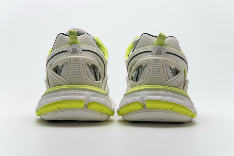 blenciaga Track 2 Sneaker White Fluo Yellow  568515 W2ON3 9073 B
