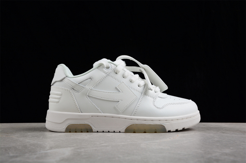OFF-WHITE Out Of Office leather sneakers