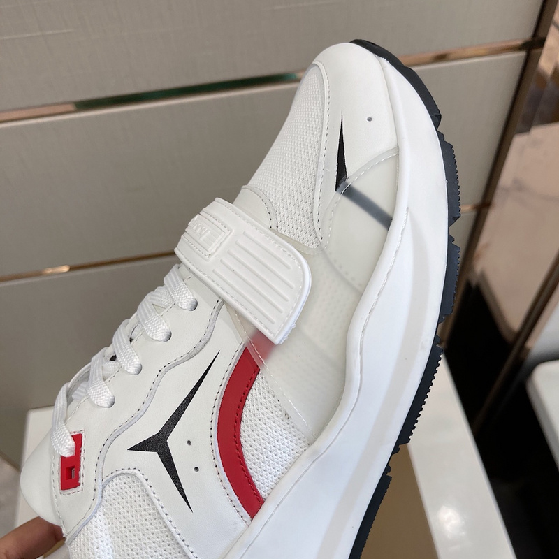 Burberry Vintage Check, Leather and Mesh Sneakers