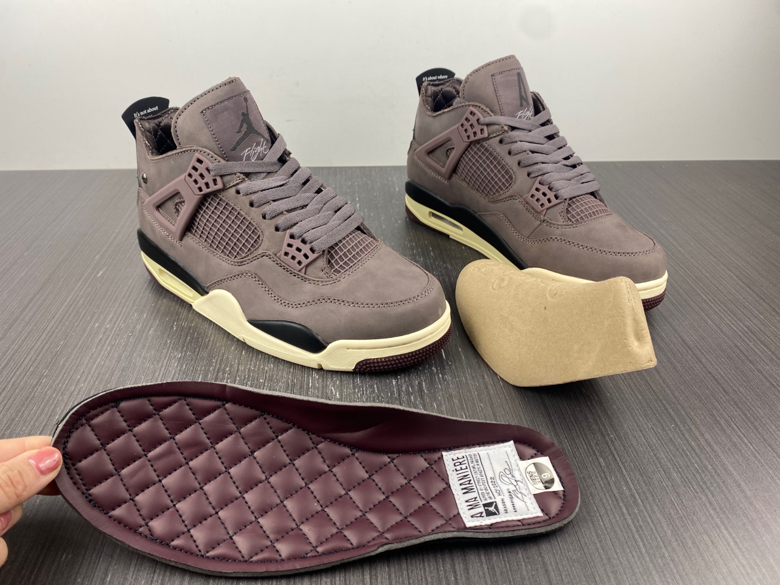A Ma Maniére x Air Jordan 4 Violet Ore DV6773-220
