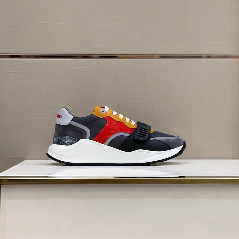 Burberry Vintage Check, Leather and Mesh Sneakers