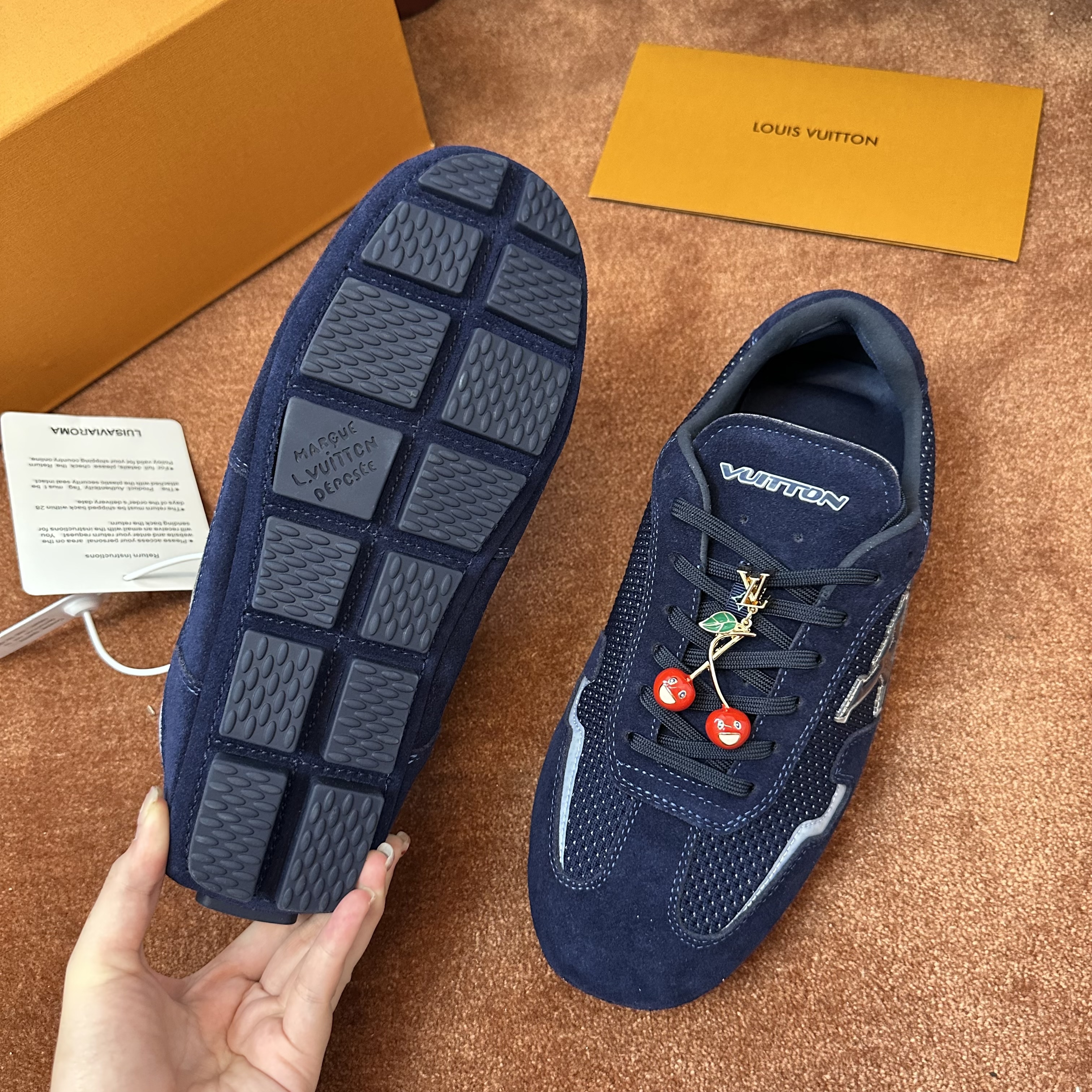 LV Footprint Soccer Sneaker
