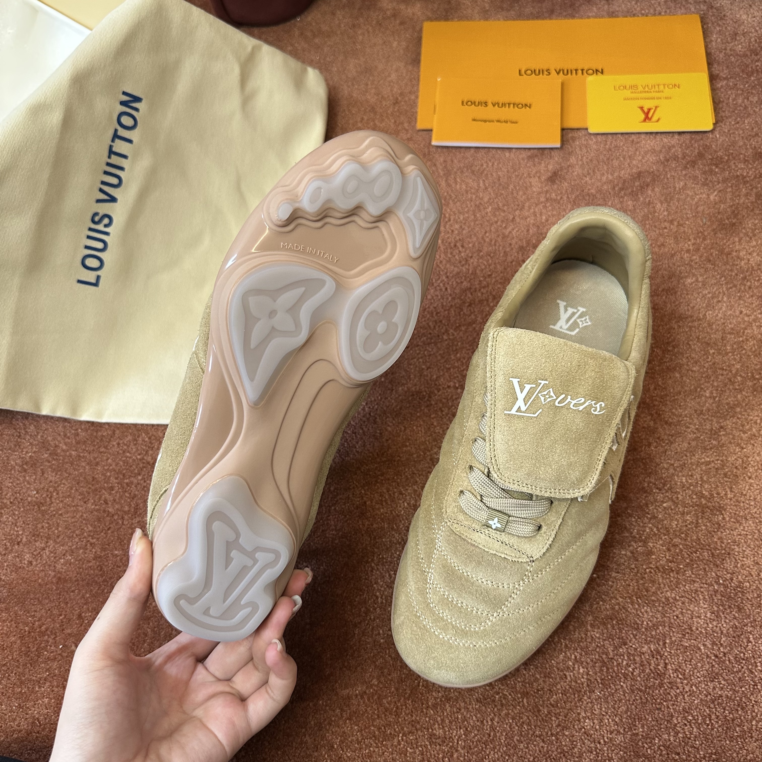 LV Footprint Soccer Sneaker