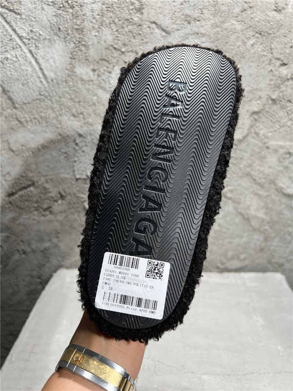 Balenciaga Furry Slide